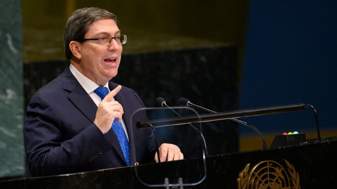 Bruno Rodríguez en la ONU