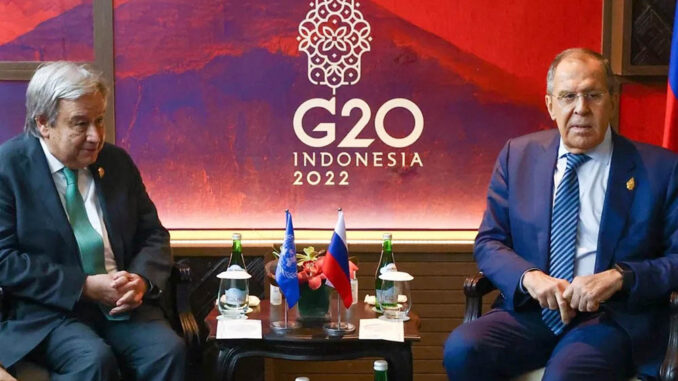 Guterres Lavrov