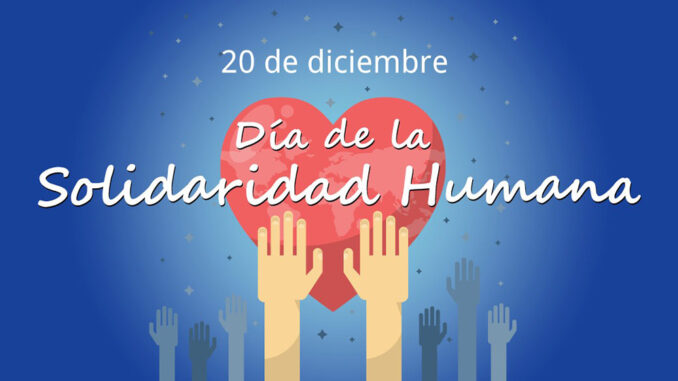 Día Internacional de la Solidaridad Humana
