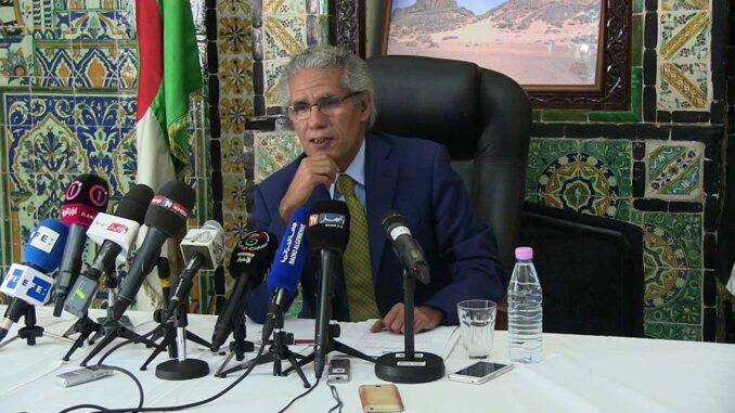 Mohamed Salem Salek, ministro de Relaciones Exteriores de la RASD