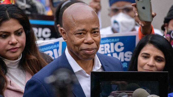alcalde de Nueva York, Eric Adams