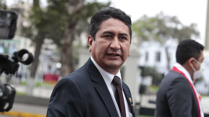 secretario general del Partido Perú Libre, Vladimir Cerrón