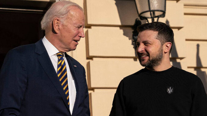 Biden en Ucrania