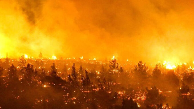 Incendio Chile