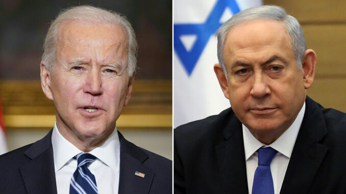 Biden- Benjamin Netanyahu