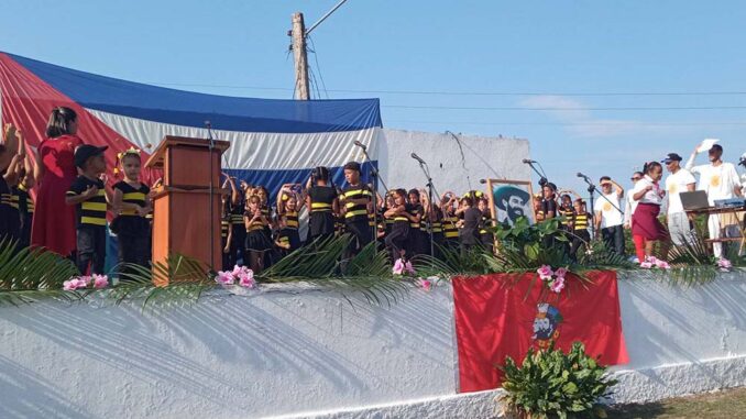 Acto UJC y OPJM Bartolomé Masó