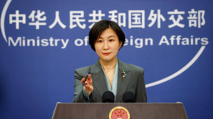 Mao Ning, vocera del Ministerio de Relaciones Exteriores