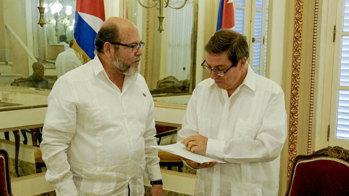 Bruno Rodríguez -embajador de Nicaragua