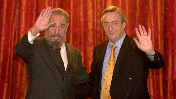 Fidel Castro y Néstor Kirchner