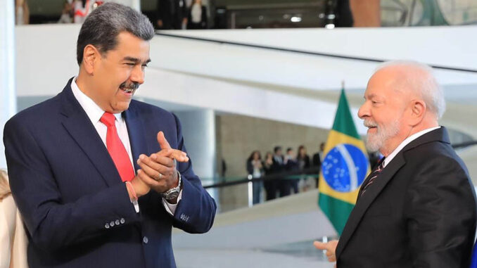 Lula y Maduro en Brasil