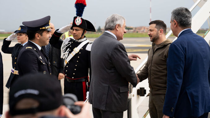 Zelenski en Roma
