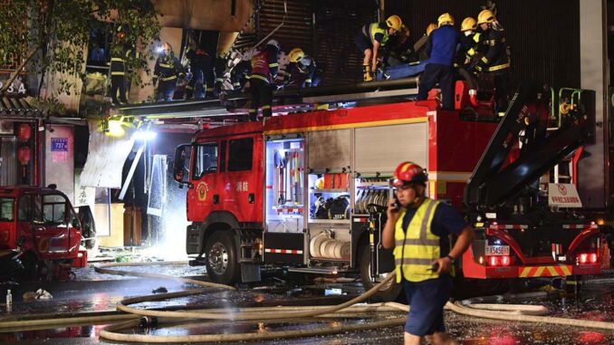 Explosión en China