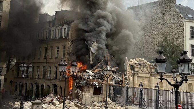 Explosión en París, Francia