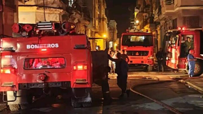 Incendio en Habana
