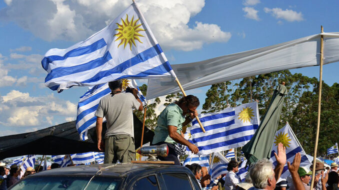 Protestas en Uruguay