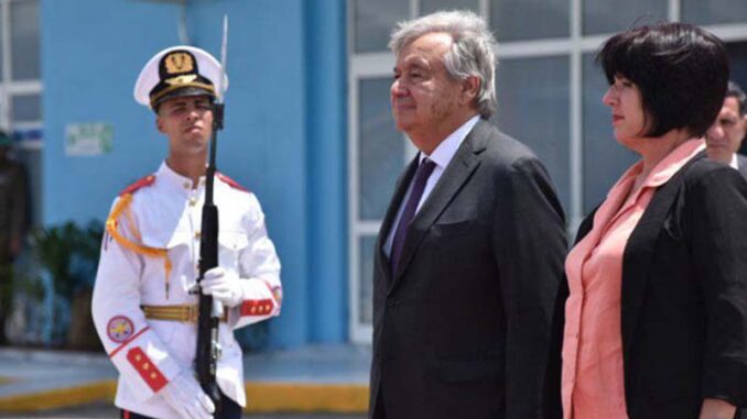 Antonio Guterres -Cuba