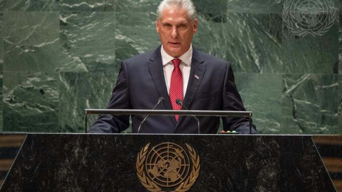President of Cuba Addresses 78th Session of General Assembly Debate