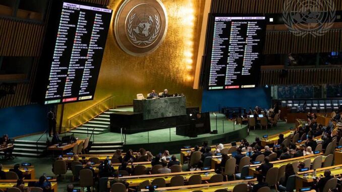 General Assembly Adopts Resolution on Protection of Civilians and Upholding Legal and Humanitarian Obligations in Gaza