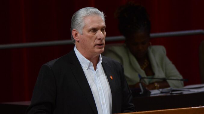 CUBA-LA HABANA-INTERVIENE DÍAZ-CANEL EN LA CLAUSURA DEL SEGUNDO PERIODO ORDINARIO DE SESIONES DE LA ANPP