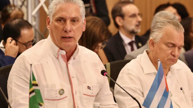 Miguel Díaz-Canel en la Celag