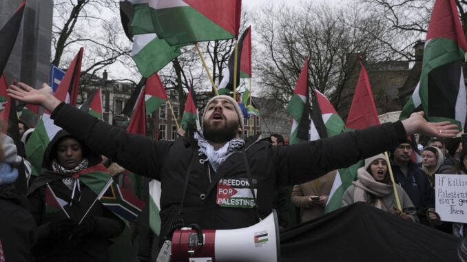 Manifestaciones Estados Unidos-Palestina