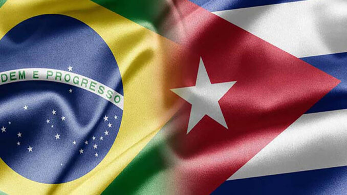 Banderas brasil-Cuba