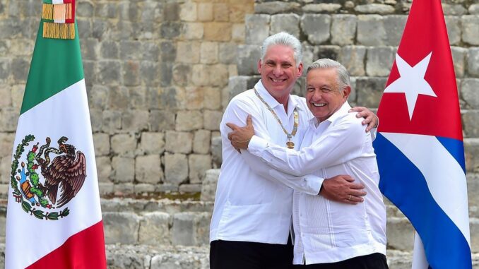 Díaz-Canel y López Obrador