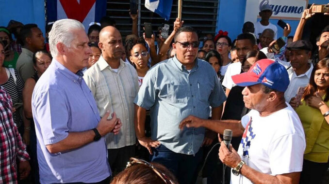 Díaz- Canel en Guantnamo
