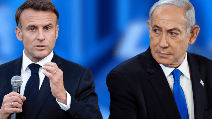 Netanyahu y Macron