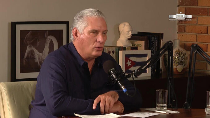Díaz-Canel,Desde la Presidencia