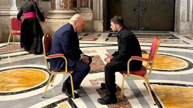 Trumph-Zelensky- Vaticano