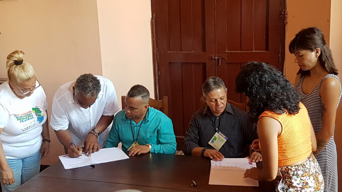 Cuba- México Firma de intercambio cultural Cuba-México