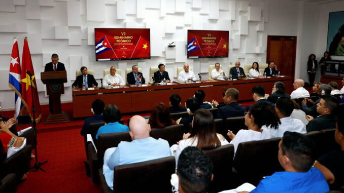 Cuba y Vietnam VI Seminario Teórico Interpartidista Cuba y Vietnam