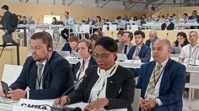 Cuba- ONU Cuba en laTercera Conferencia de las Naciones Unidas sobre los Océanos