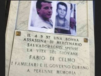 Italia rinde homenaje a Fabio Di Celmo