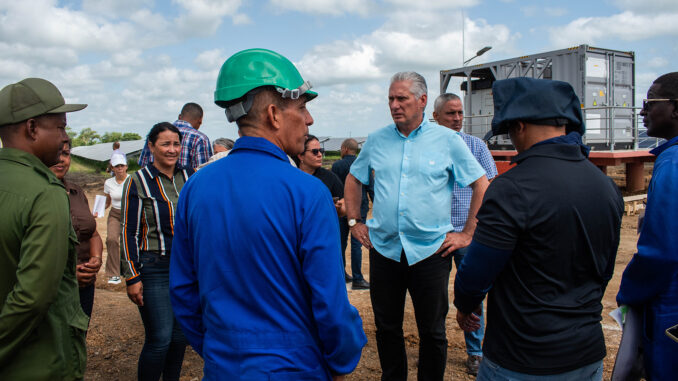 Visita de Díaz-Canel a Granma Visita de Díaz-Canel a Granma