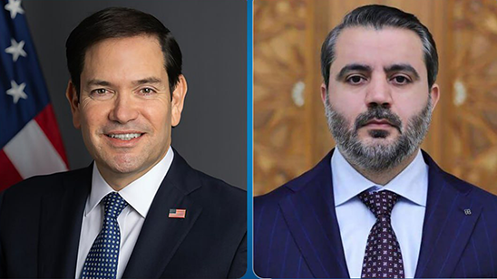 Asaad Al-Shaibani y Marco Rubio 3 Relaciones Estados Unidos- Siria