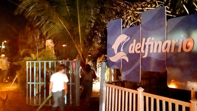 Delfinario- Cienfuegos incendio Incendio- Delfinario- Cienfuegos