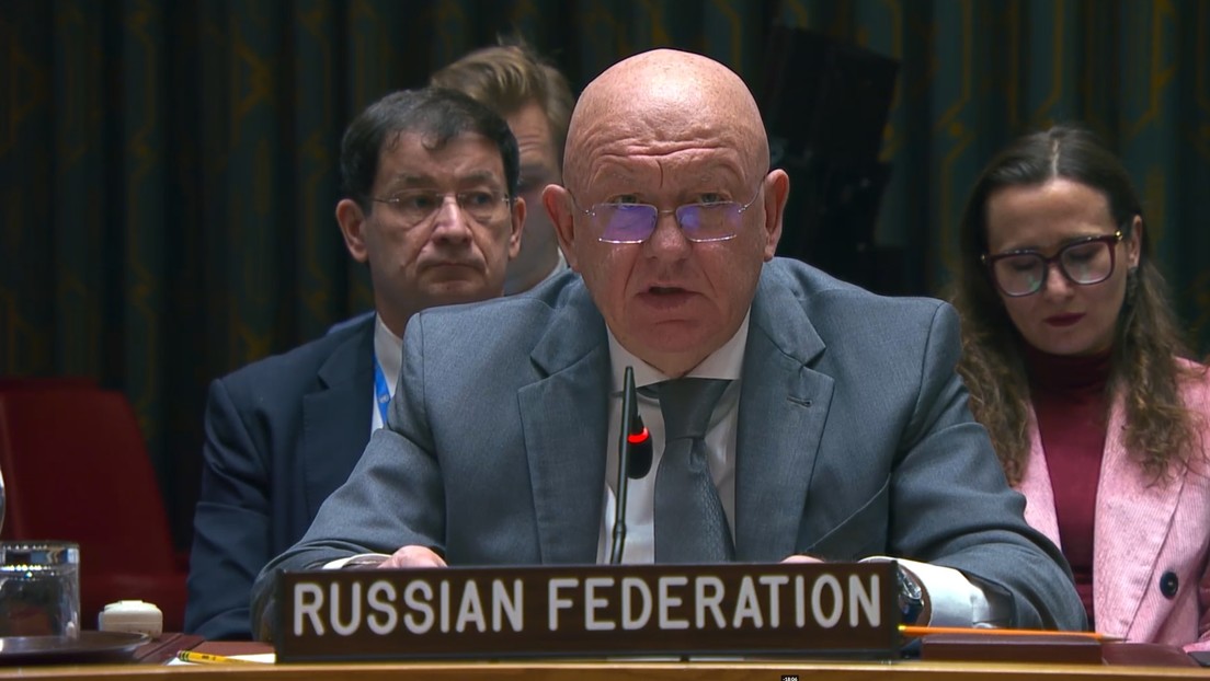 El representante permanente de Rusia ante las Naciones Unidas, Vasili Nebenzia.UN