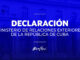 Declaración Minrex